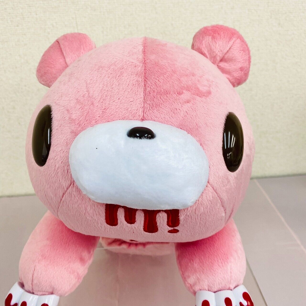 TAiTo Gloomy Bear Bloody Plush Pink Soft Stuffed Toy Smartphone Pocket Chax GP