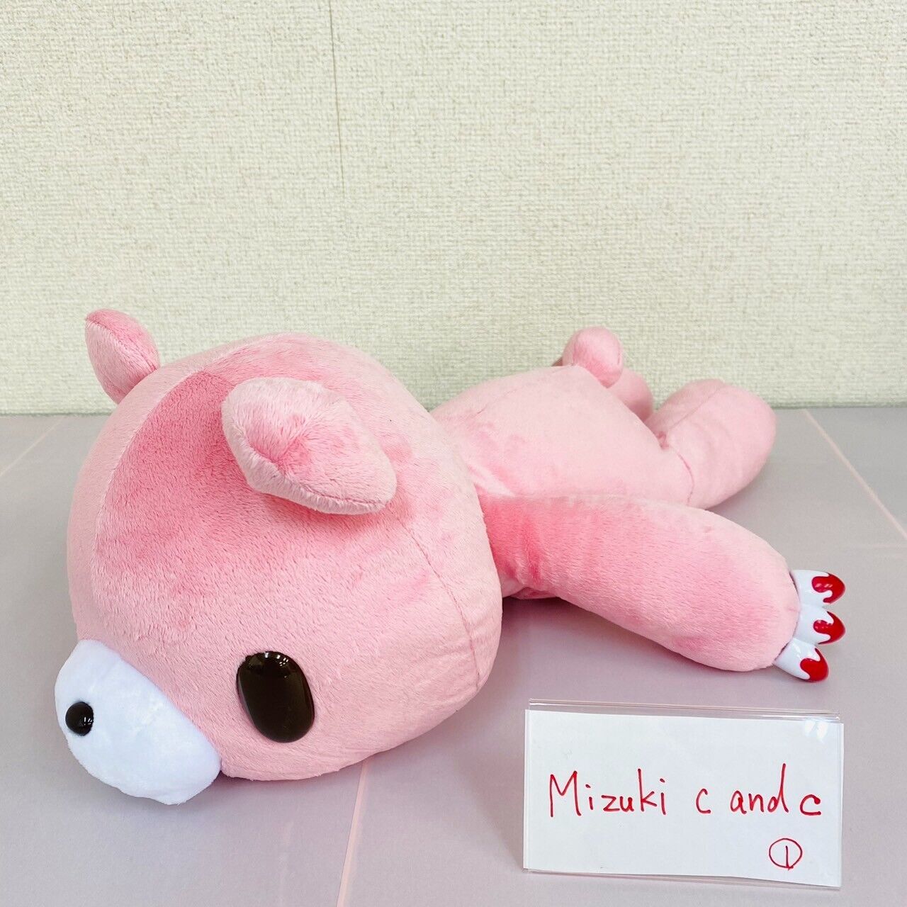 TAiTo Gloomy Bear Bloody Plush Pink Soft Stuffed Toy Smartphone Pocket Chax GP