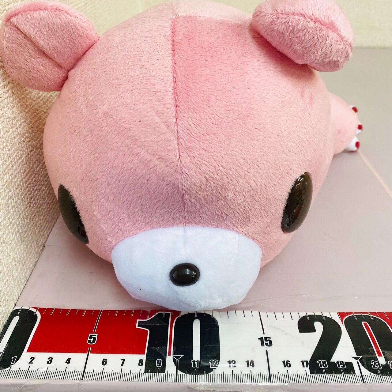 TAiTo Gloomy Bear Bloody Plush Pink Soft Stuffed Toy Smartphone Pocket Chax GP