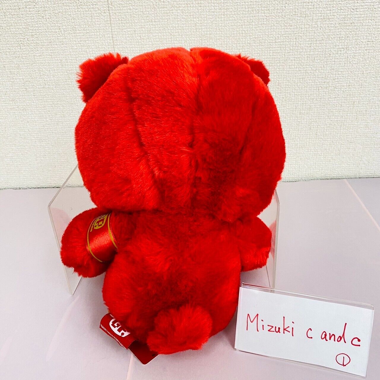 TaiTo Gloomy Bloody Bear Plush Soft Stuffed Toy Red SLHQ 1st Anniversary Chax GP