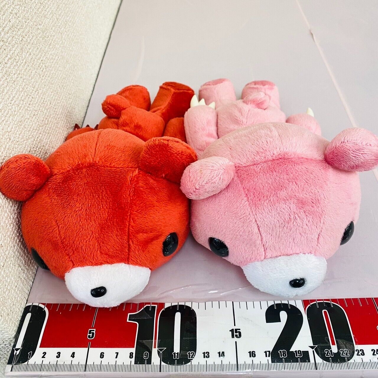 TAiTo Gloomy Bloody Bear Plush Set 2 Doll Soft Stuffed Toy Pink Red CGP 052 Rare