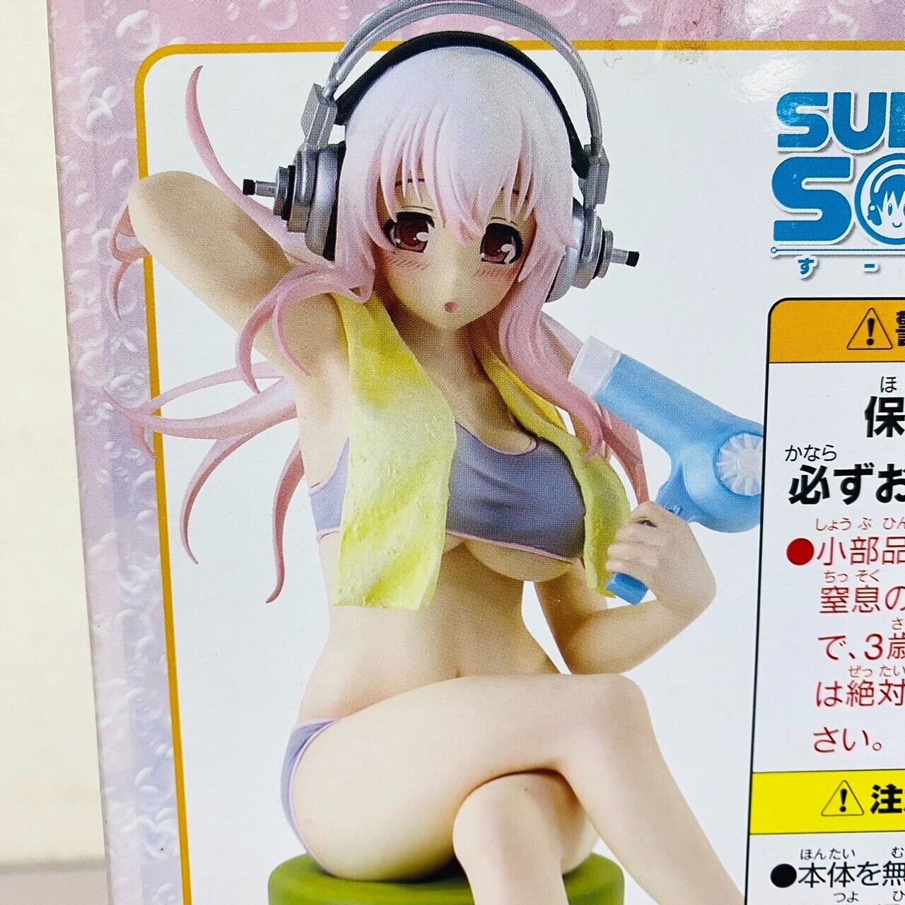 Super Sonico Special Figure Close Coverage Daily Life Series Bathing Furyu Rare