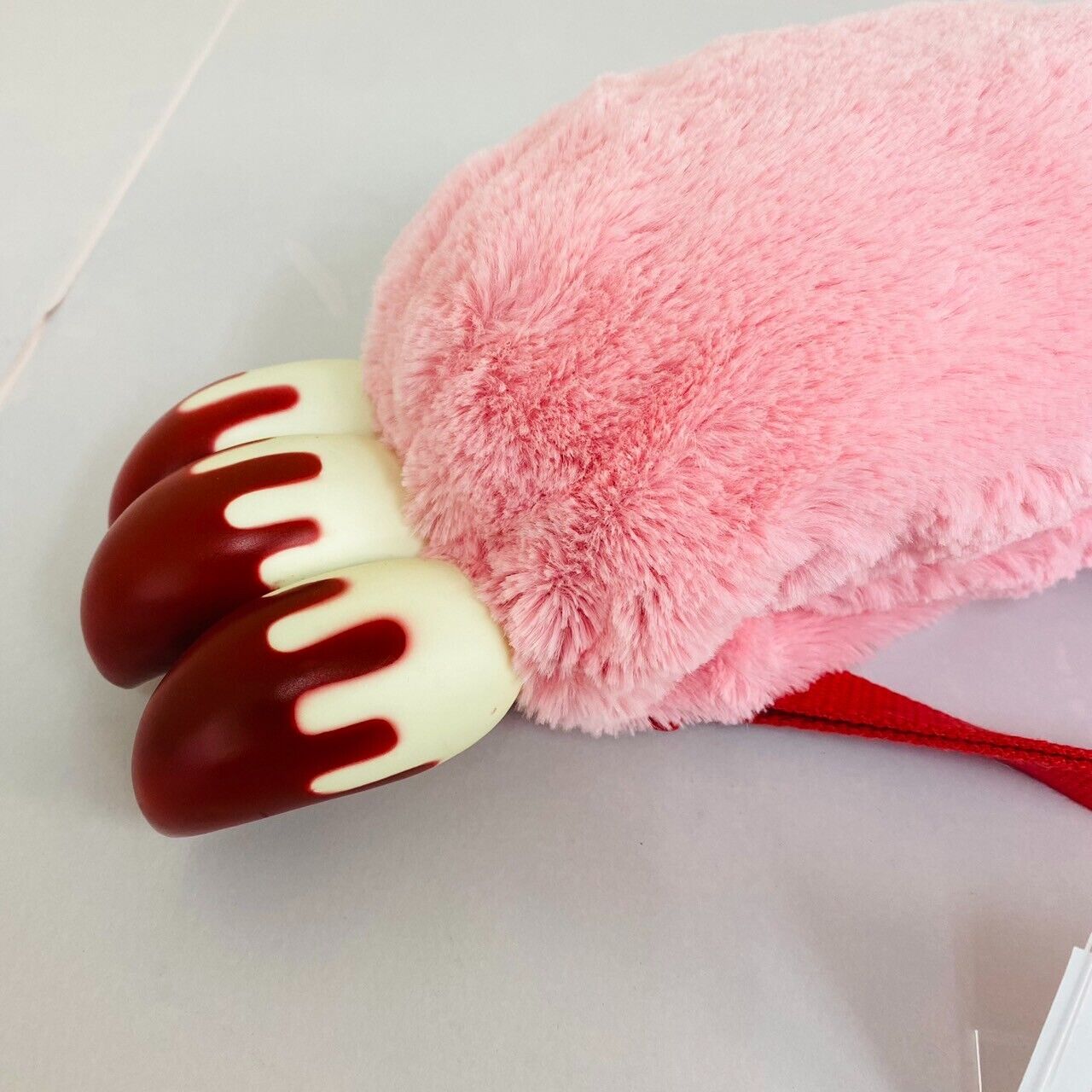 TAiTo Gloomy Bloody Bear Arm Pouch Pink Plush Soft Stuffed Toy Chax GP Fluffy