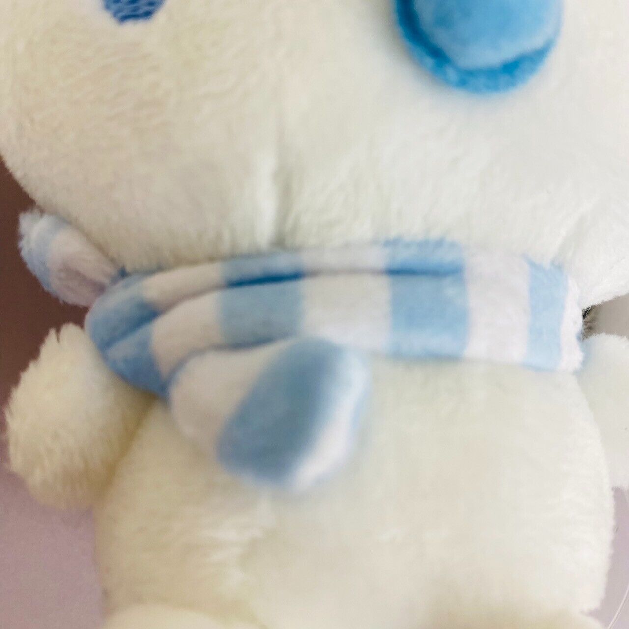 Sanrio Cinnamoroll Milk Plush Soft Stuffed Toy Doll Baby White Winter Muffler