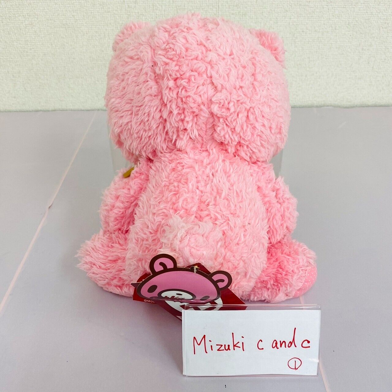 TaiTo Gloomy Bear Bloody Pink Plush Soft Stuffed Toy Ribbon Teddy Button CGP 240