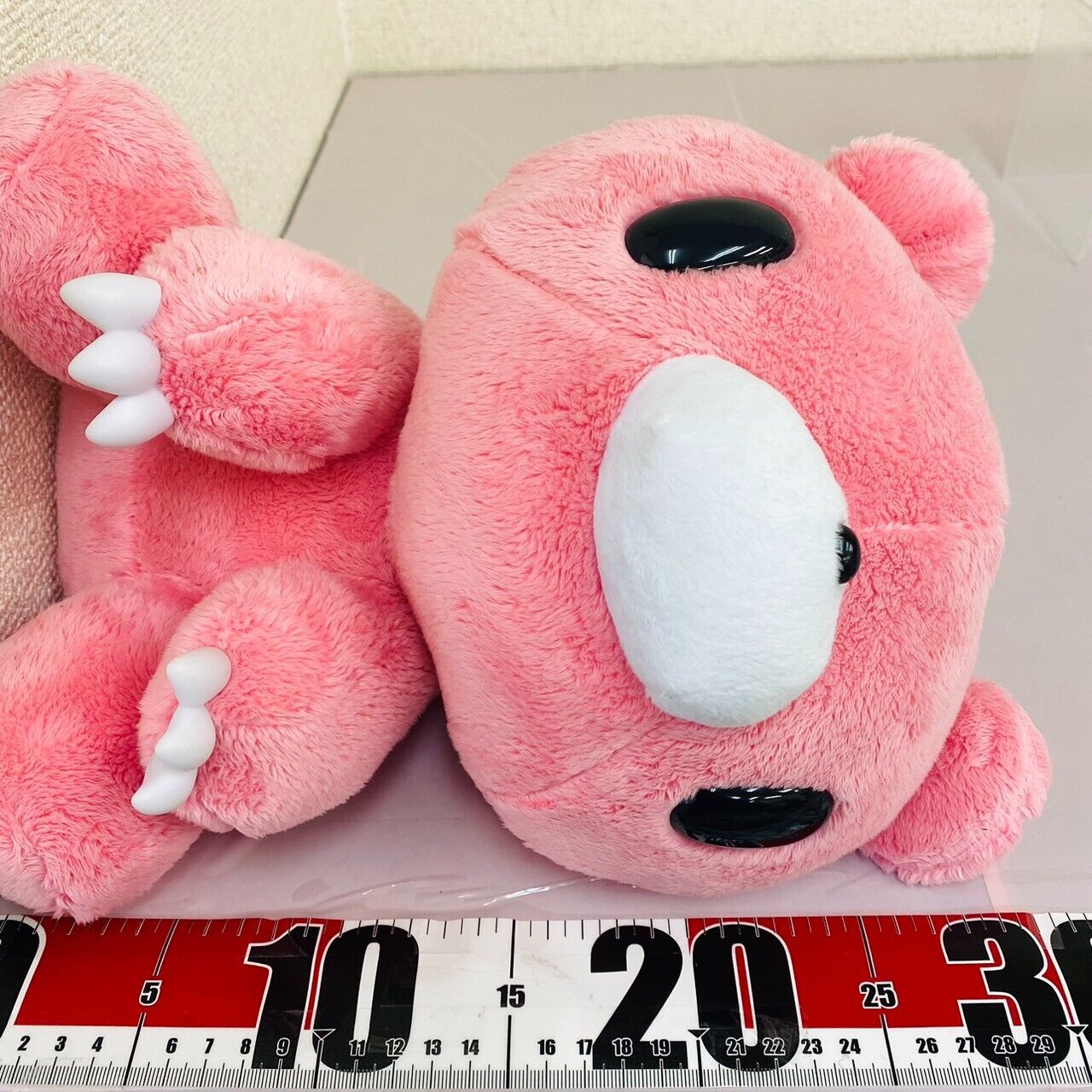 TAiTo Gloomy Bloody Bear Pink Plush Perfect Proportion Basic Soft Stuffed Toy