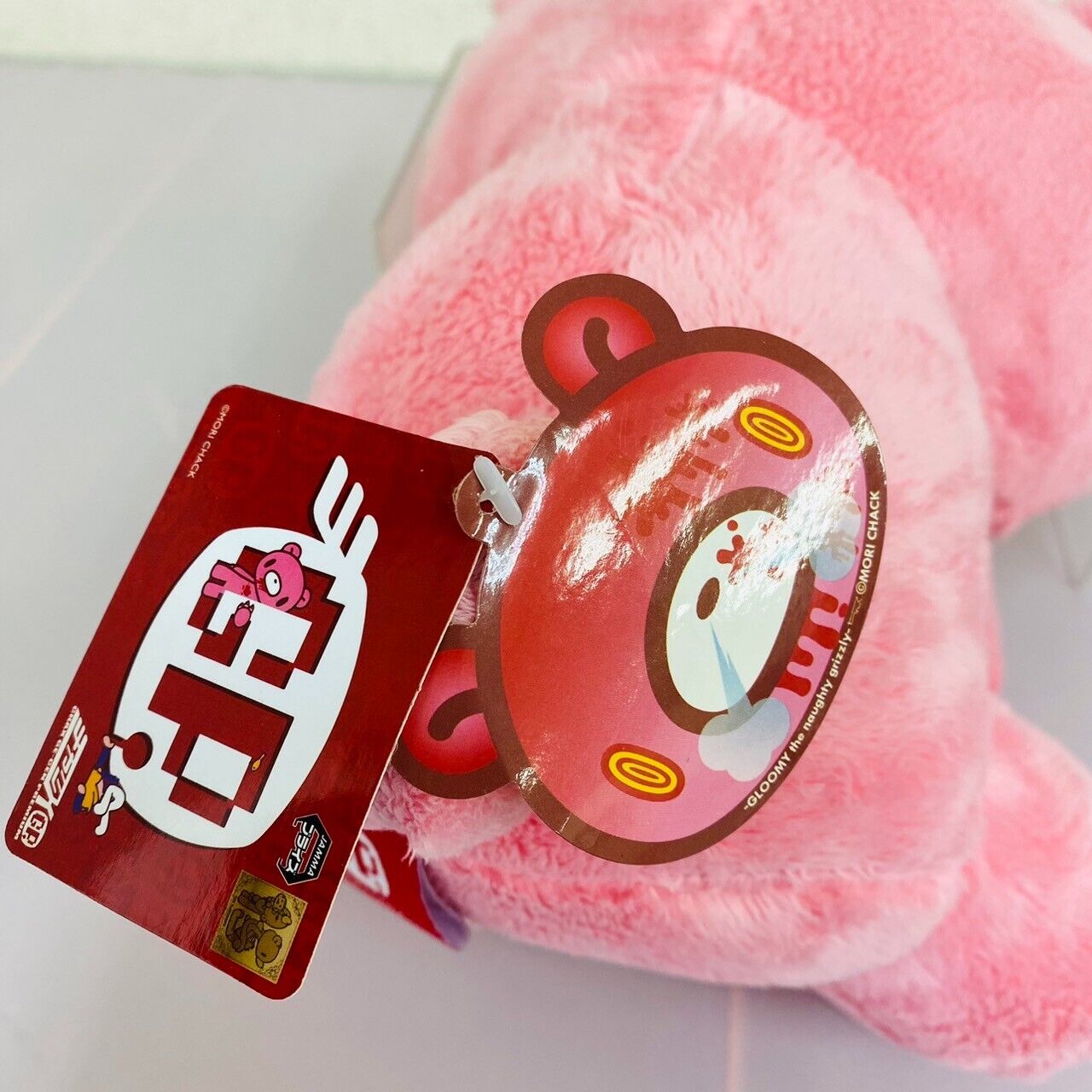 TAiTo Gloomy Bloody Bear Pink Plush Perfect Proportion Basic Soft Stuffed Toy