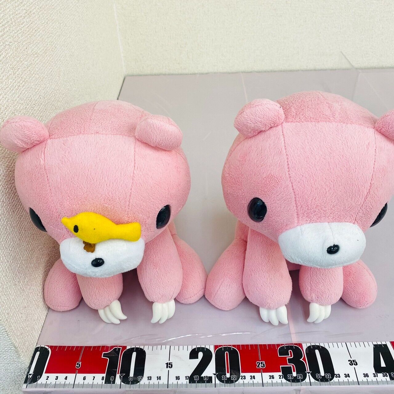 TAiTo Gloomy Bloody Bear Pink Set 2 Plush Soft Toy Drool Bird Chax GP Kawaii