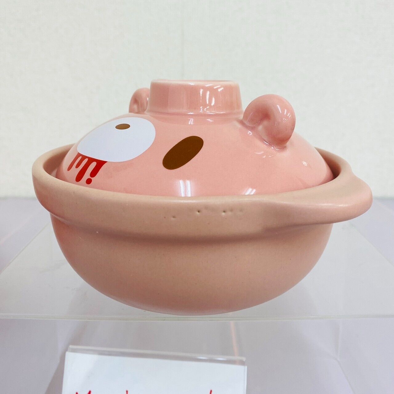 TAiTo Gloomy Bloody Bear Earthenware Pot Pink Face Cooking Kitchenware Kawaii