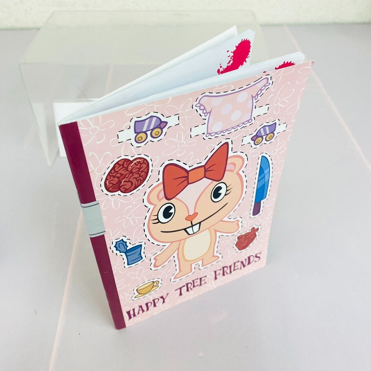 Happy Tree Friends Stationery Set Giggles Cuddles Nutty Notebook Sticker Pouch