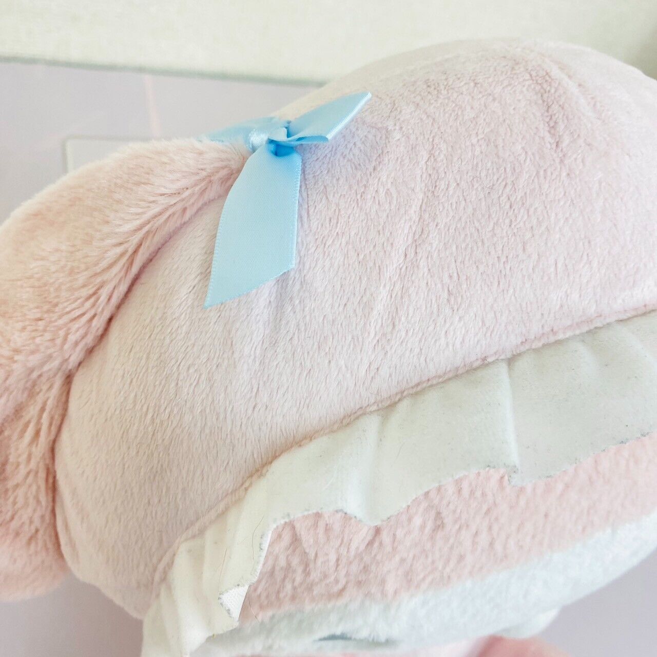 Sanrio My Melody Plush Soft Stuffed Toy Doll Baby Pink Hat Ribbon Rabbit Kawaii