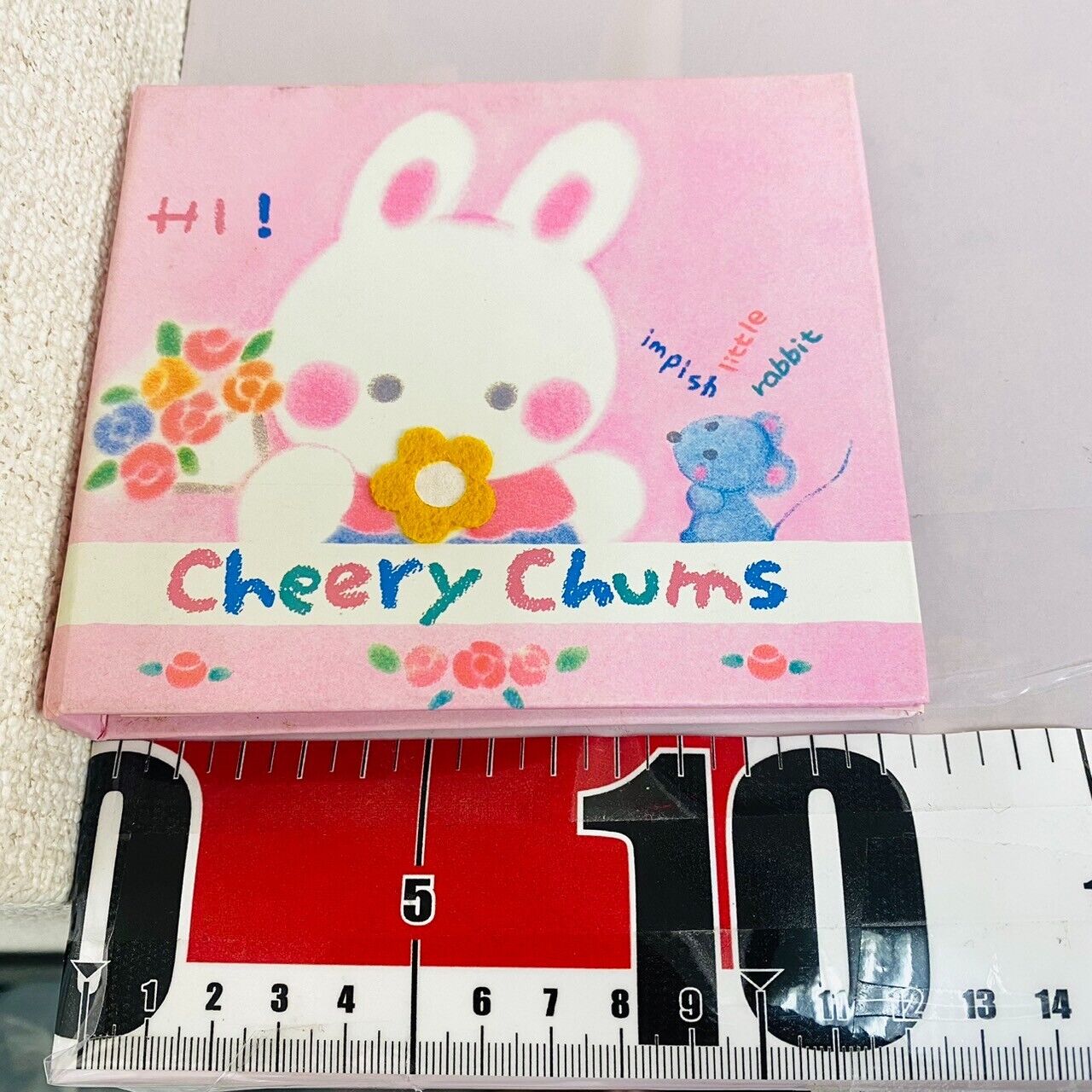 Sanrio Cheery Chums Binder Address Book Photo Frame Rabbit Flower Pink Kawaii