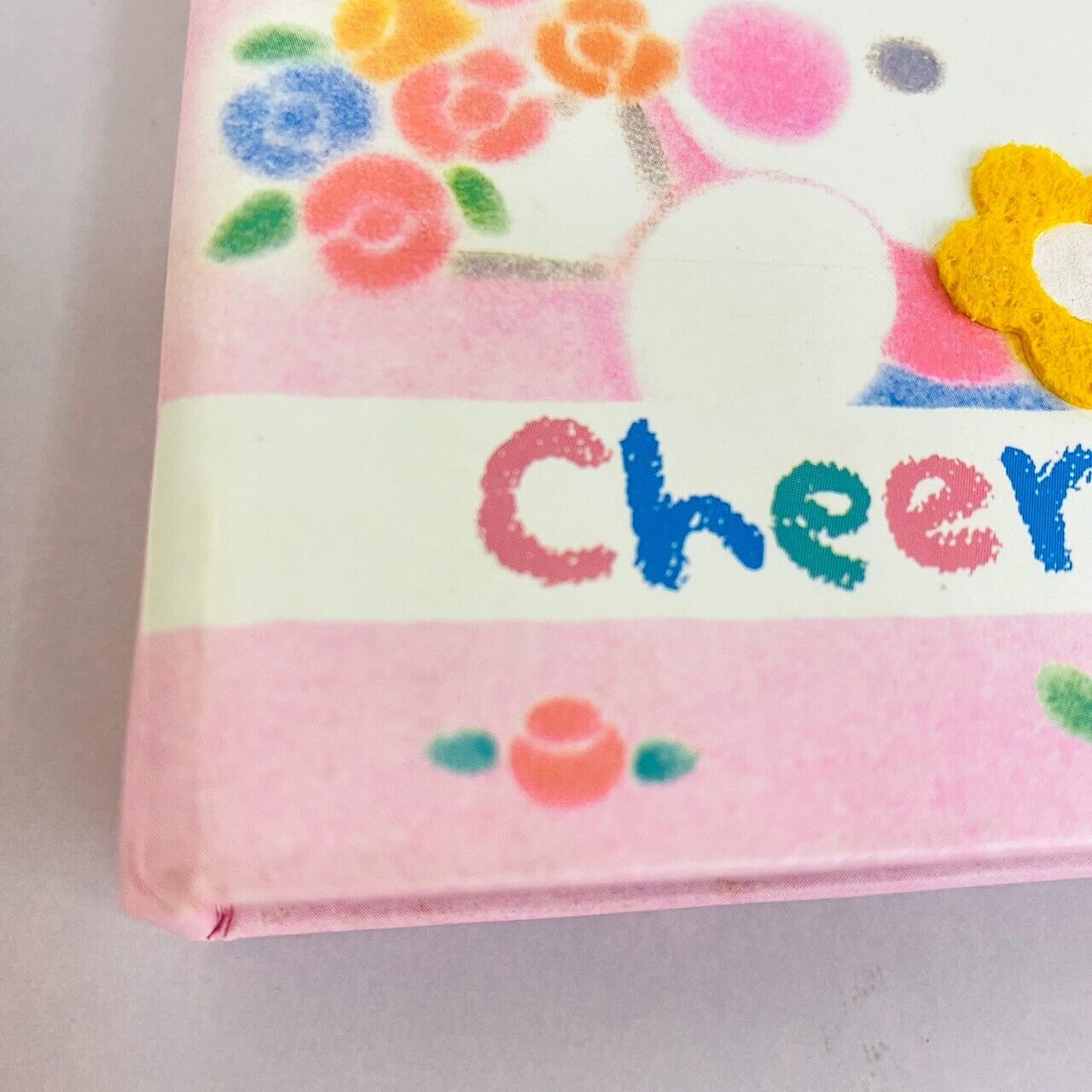 Sanrio Cheery Chums Binder Address Book Photo Frame Rabbit Flower Pink Kawaii