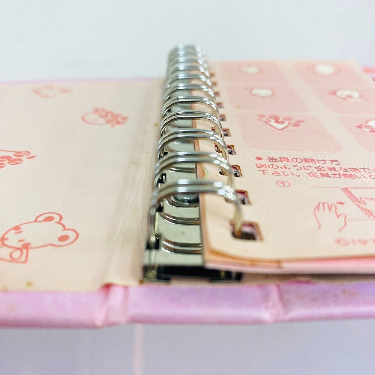 Sanrio Cheery Chums Binder Address Book Photo Frame Rabbit Flower Pink Kawaii