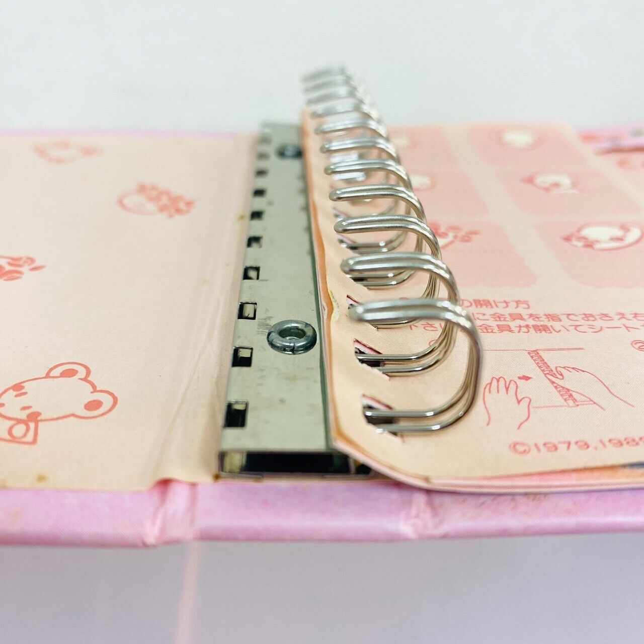 Sanrio Cheery Chums Binder Address Book Photo Frame Rabbit Flower Pink Kawaii