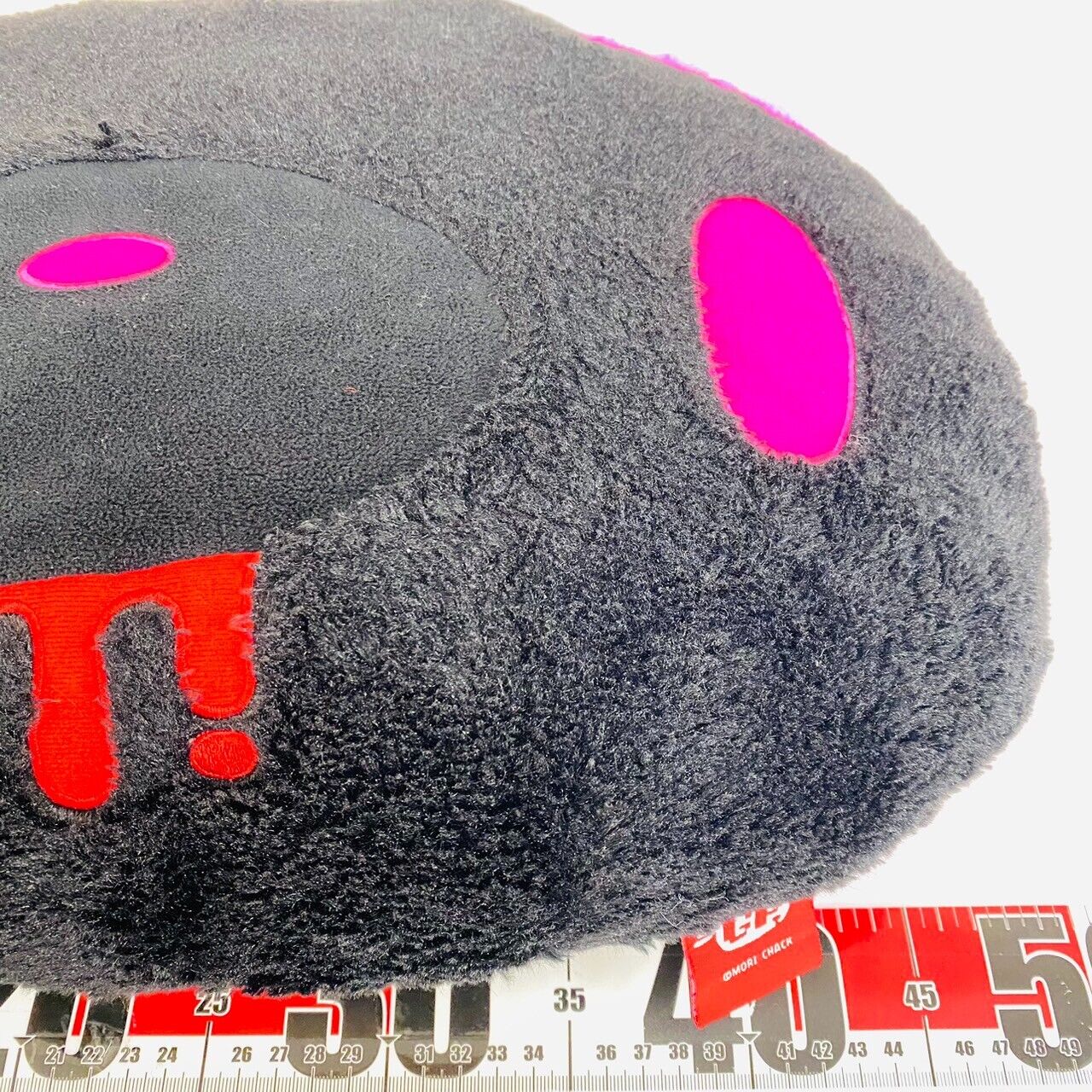 TAiTo Gloomy Bear Bloody Black Face Cushion Plush Fluffy Boa Soft Stuffed Toy