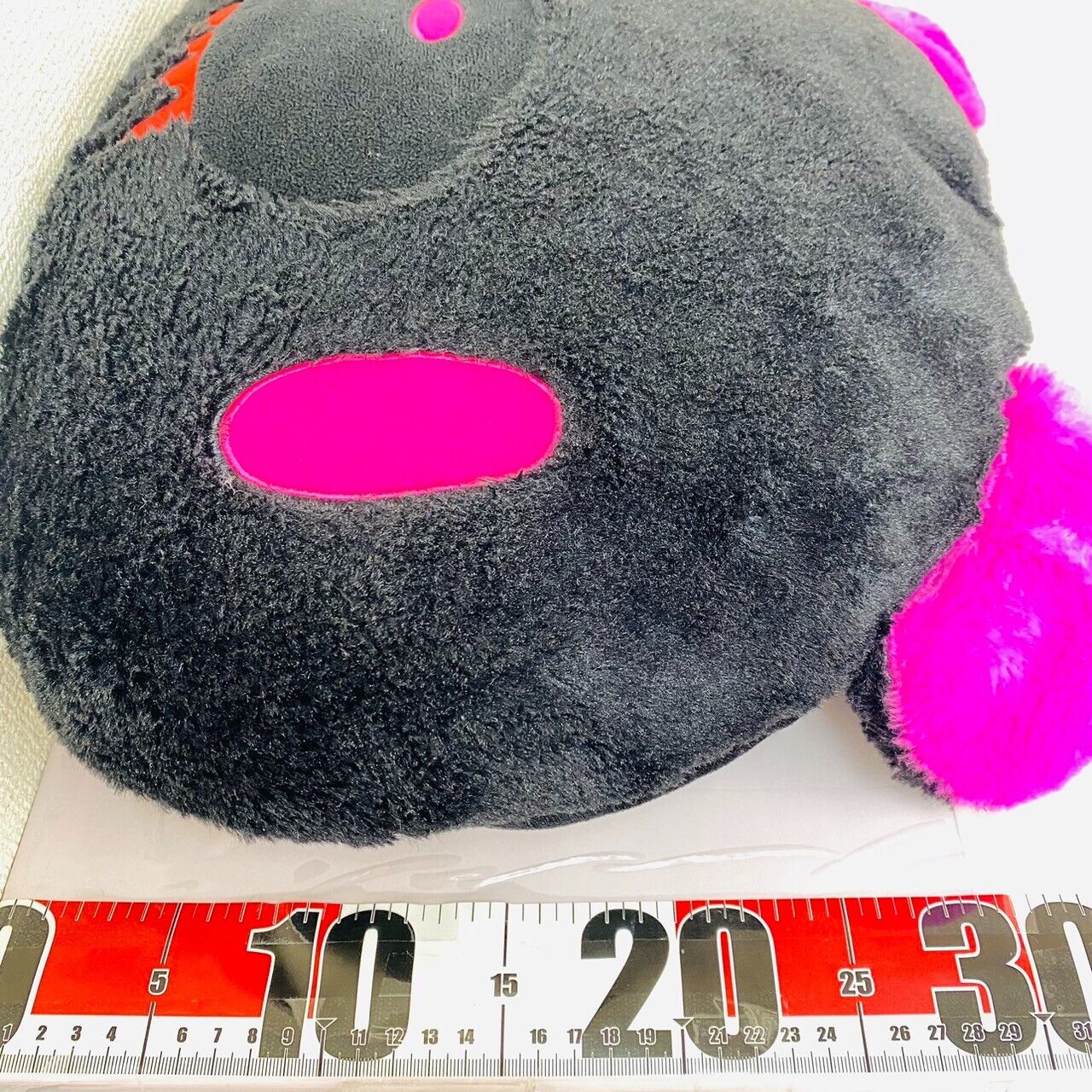 TAiTo Gloomy Bear Bloody Black Face Cushion Plush Fluffy Boa Soft Stuffed Toy