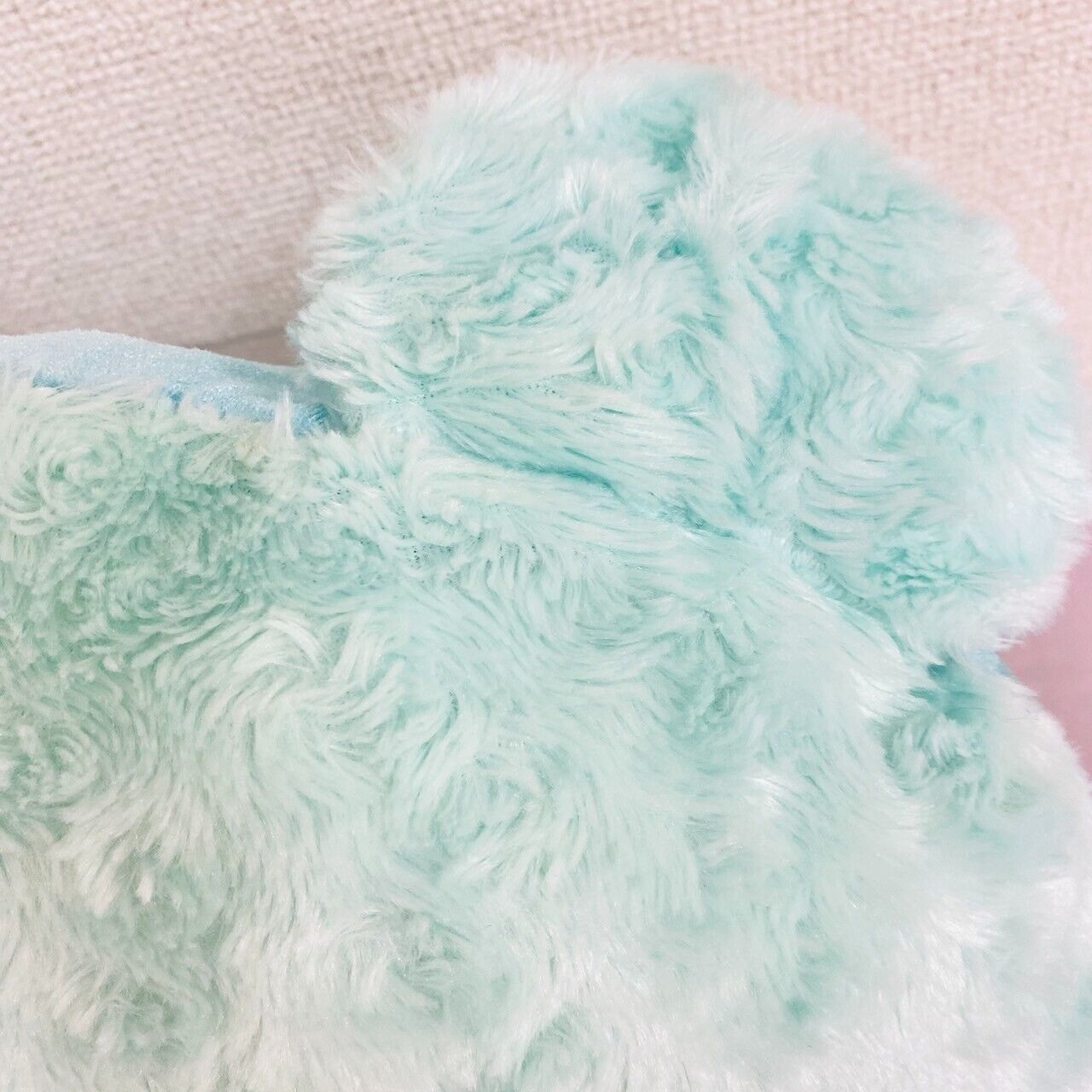 TAiTo Gloomy Bear Bloody Mint Green Face Cushion Plush Fluffy Soft Stuffed Toy