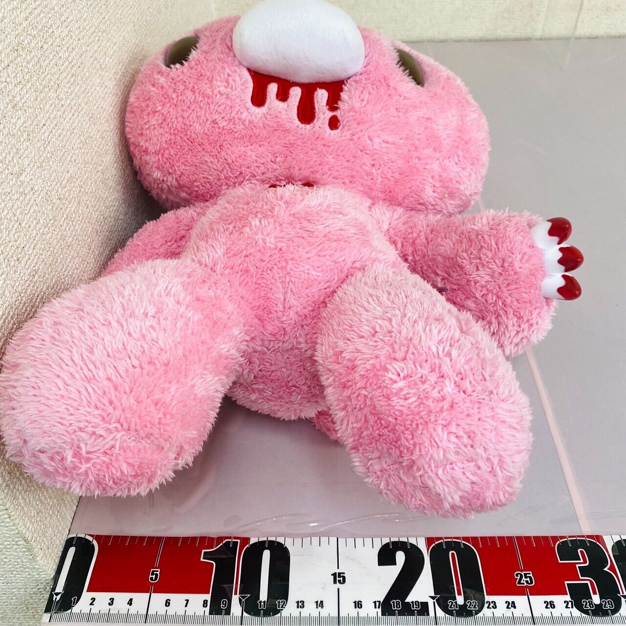 TAiTo Gloomy Bloody Bear Plush Super Standard Soft Toy Pink Fluffy Big CGP 512