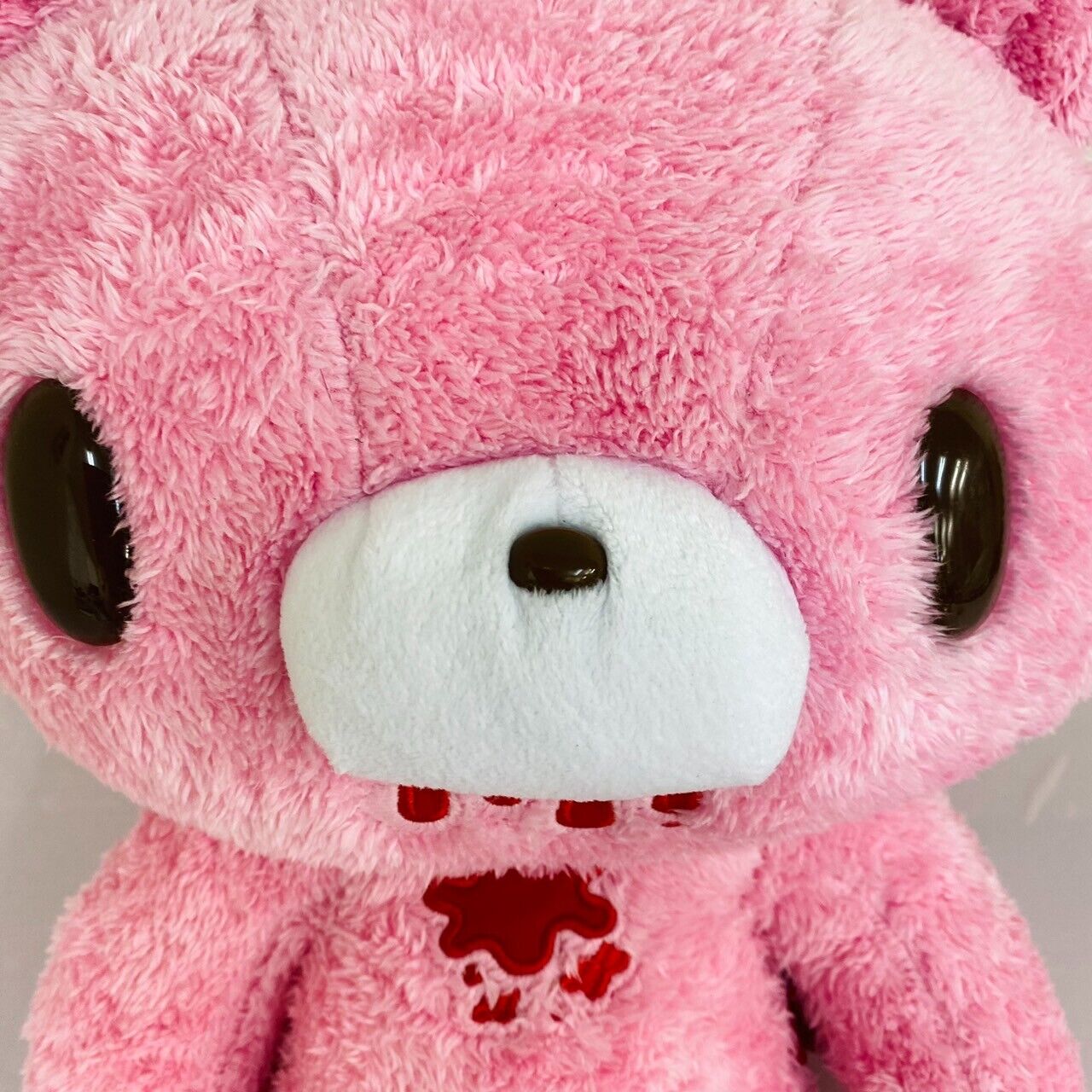 TAiTo Gloomy Bloody Bear Plush Super Standard Soft Toy Pink Fluffy Big CGP 512