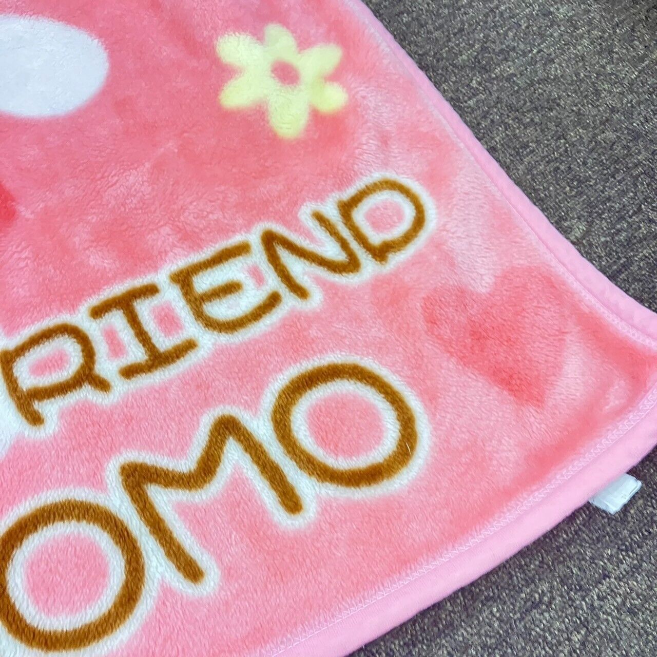 Mother Garden Usamomo Blanket Sirotan Friend Pink Rabbit ribbon Heart Flower