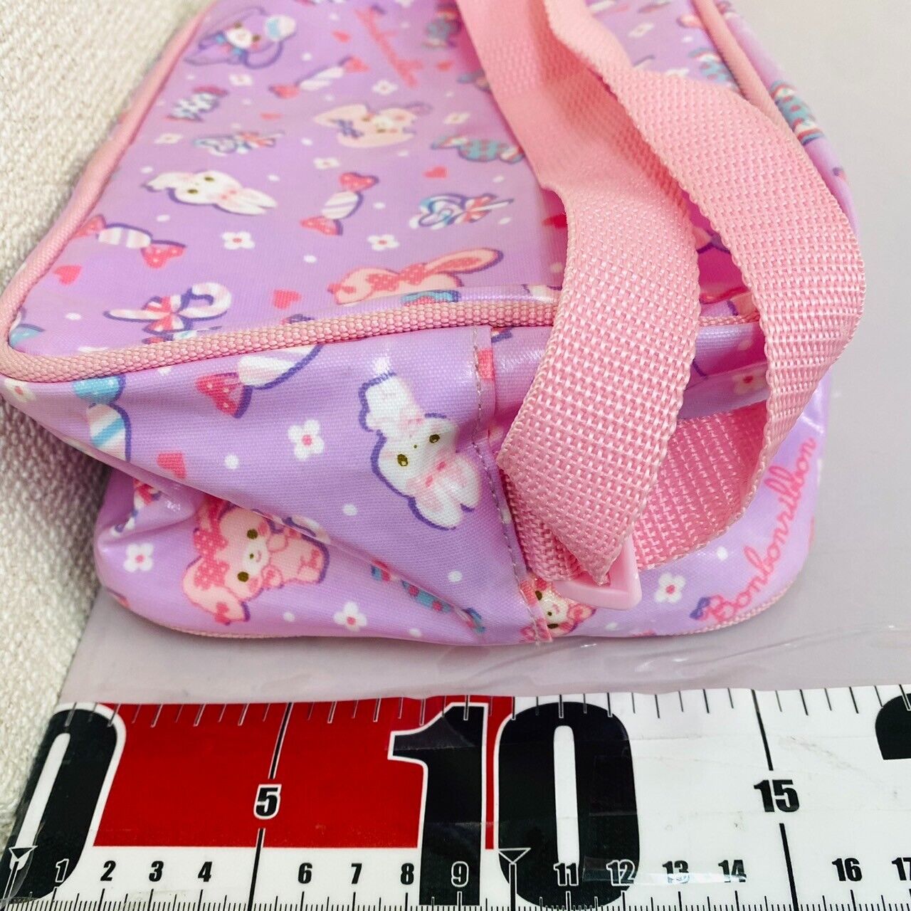 Sanrio Bon Bon Ribbon Shoulder Bag Light Purple Pink Heart Kawaii Character Rare