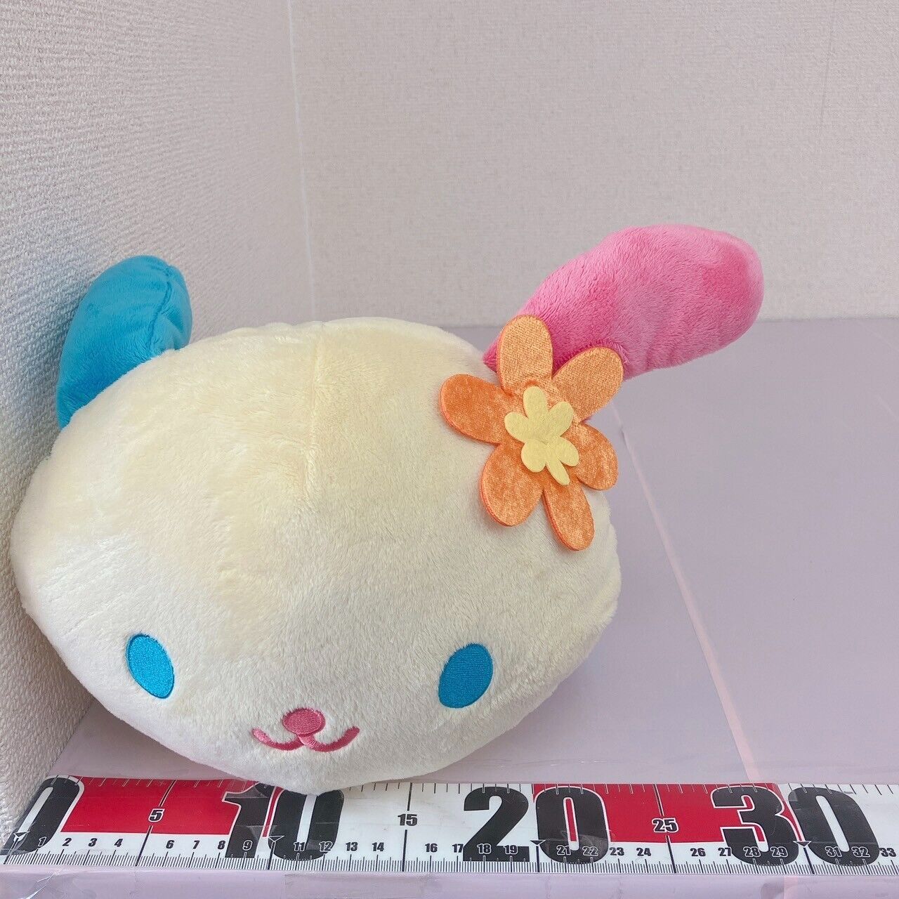 Sanrio Usahana Big Soft Stuffed Plush Toy Lying Flower Rabbit Colorful Kawaii