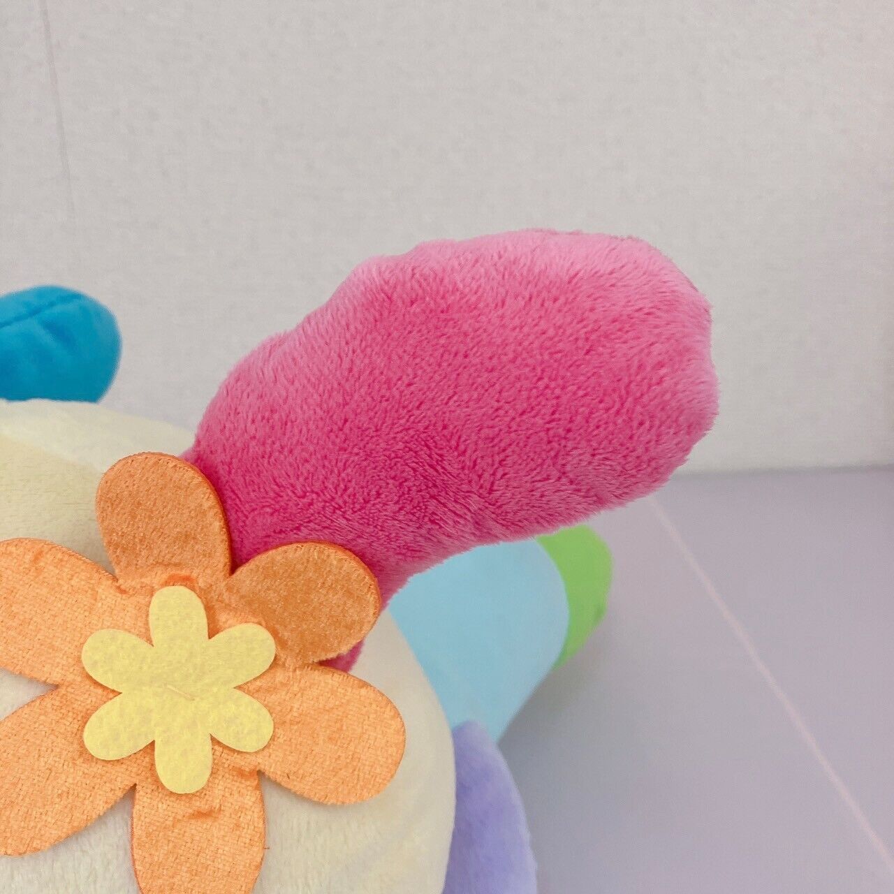 Sanrio Usahana Big Soft Stuffed Plush Toy Lying Flower Rabbit Colorful Kawaii