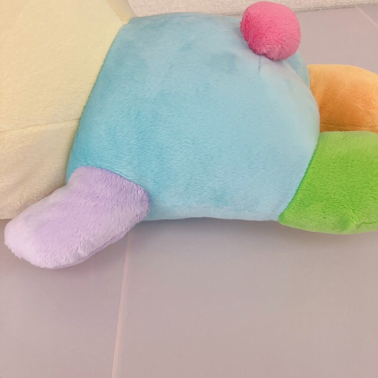 Sanrio Usahana Big Soft Stuffed Plush Toy Lying Flower Rabbit Colorful Kawaii