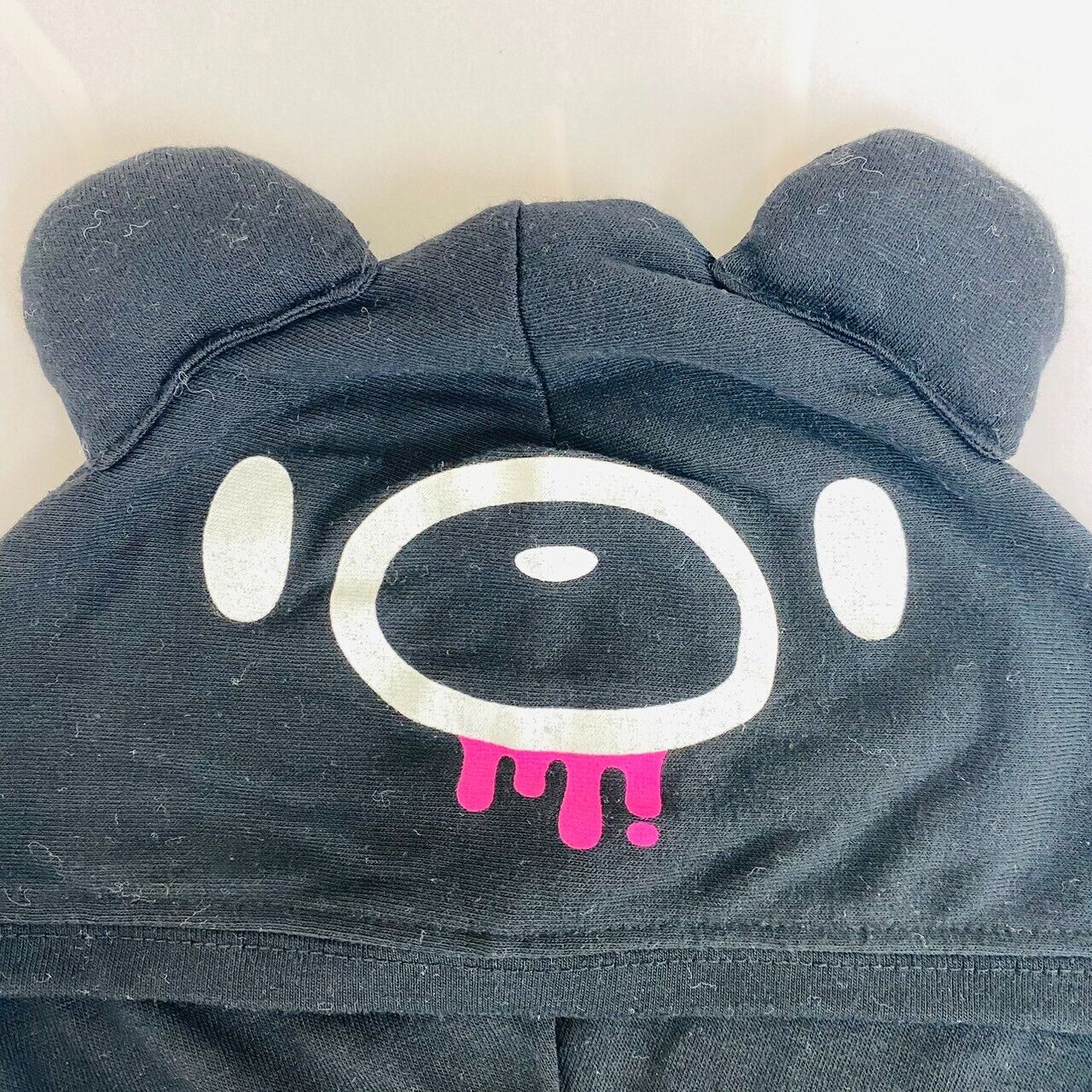 TaiTo Gloomy Bear Bloody Hoodie Long Sleeve Black M Ear Pink Chax GP Kawaii Rare