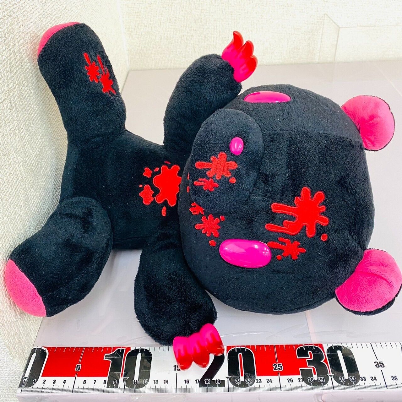 Taito Gloomy Bear Bloody Plush Soft Stuffed Toy Black Chax GP CGP Kawaii Rare