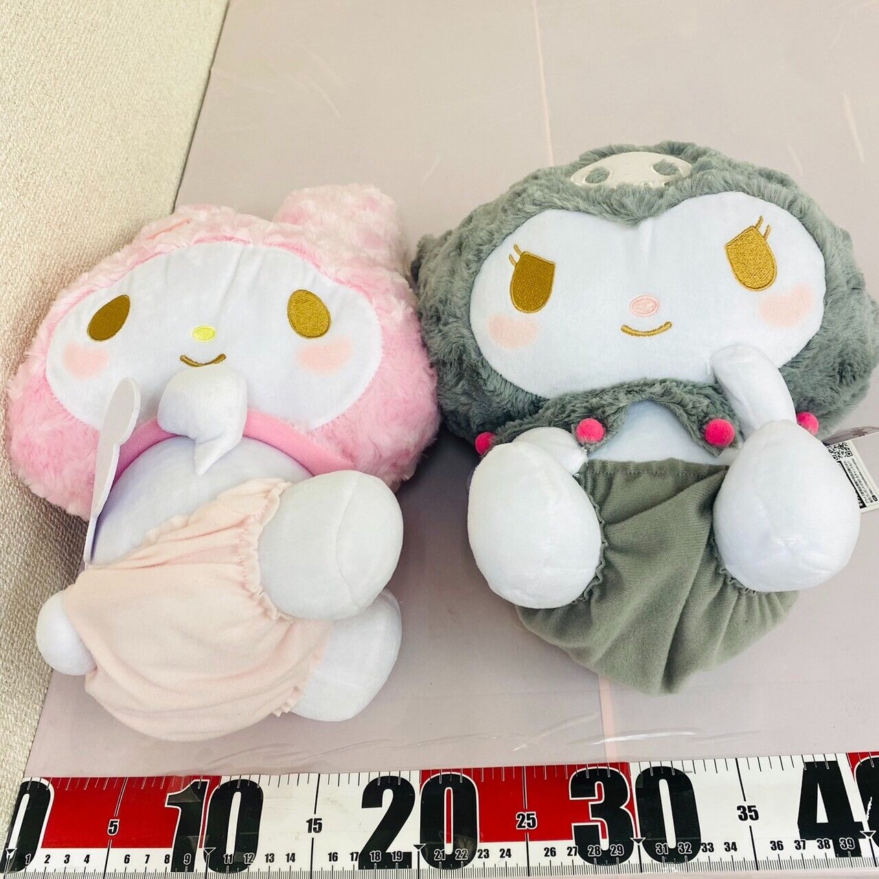 Sanrio My Melody Kuromi Plush Set 2 Soft Stuffed Toy Baby Angel BIG Kawaii Rare