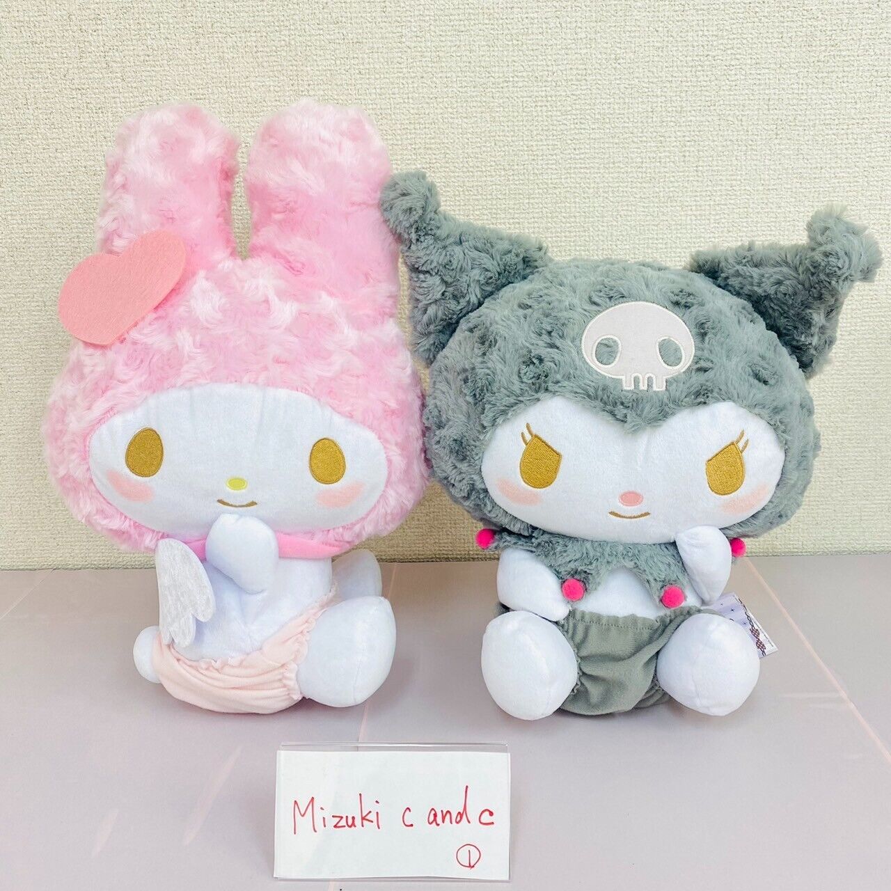 Sanrio My Melody Kuromi Plush Set 2 Soft Stuffed Toy Baby Angel BIG Kawaii Rare