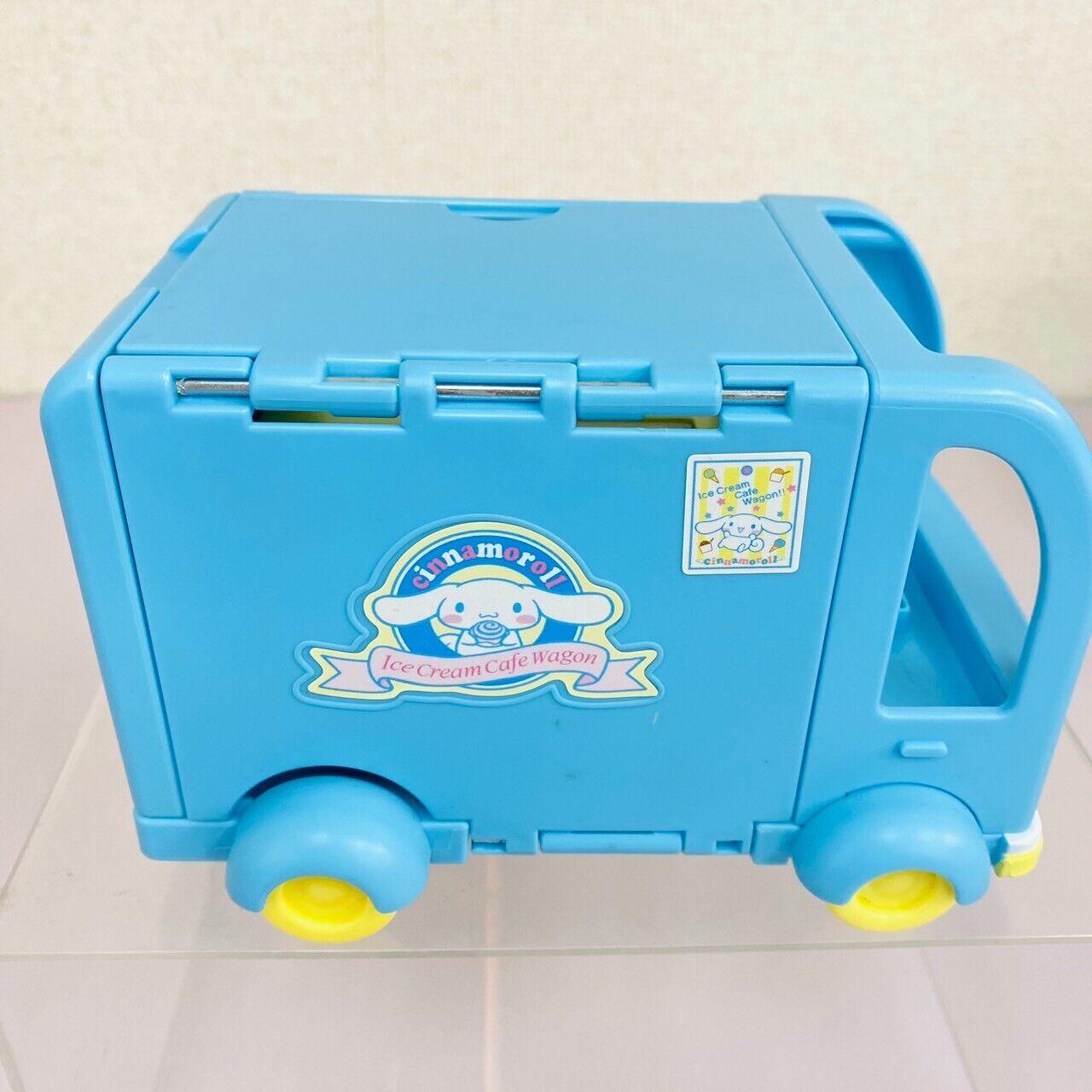 Sanrio Cinnamoroll Toy Ice Cream Cafe Wagon Popcorn Palace Set 2 Blue Pink Rare