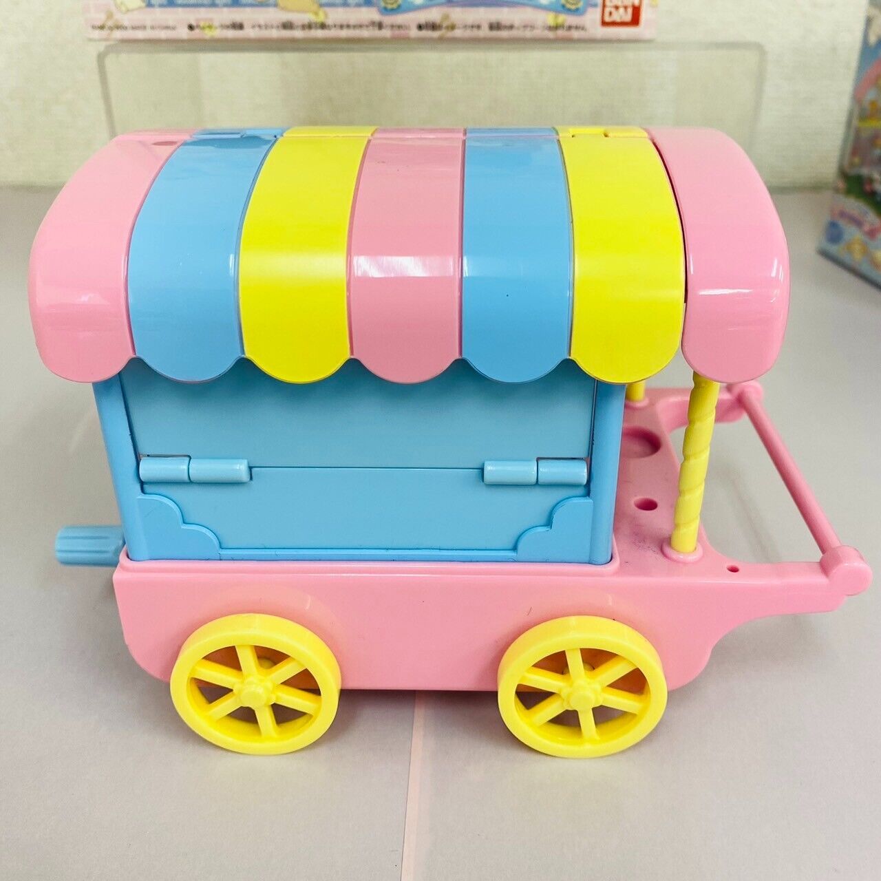 Sanrio Cinnamoroll Toy Ice Cream Cafe Wagon Popcorn Palace Set 2 Blue Pink Rare