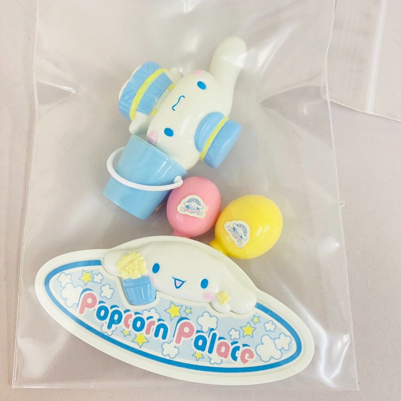 Sanrio Cinnamoroll Toy Ice Cream Cafe Wagon Popcorn Palace Set 2 Blue Pink Rare