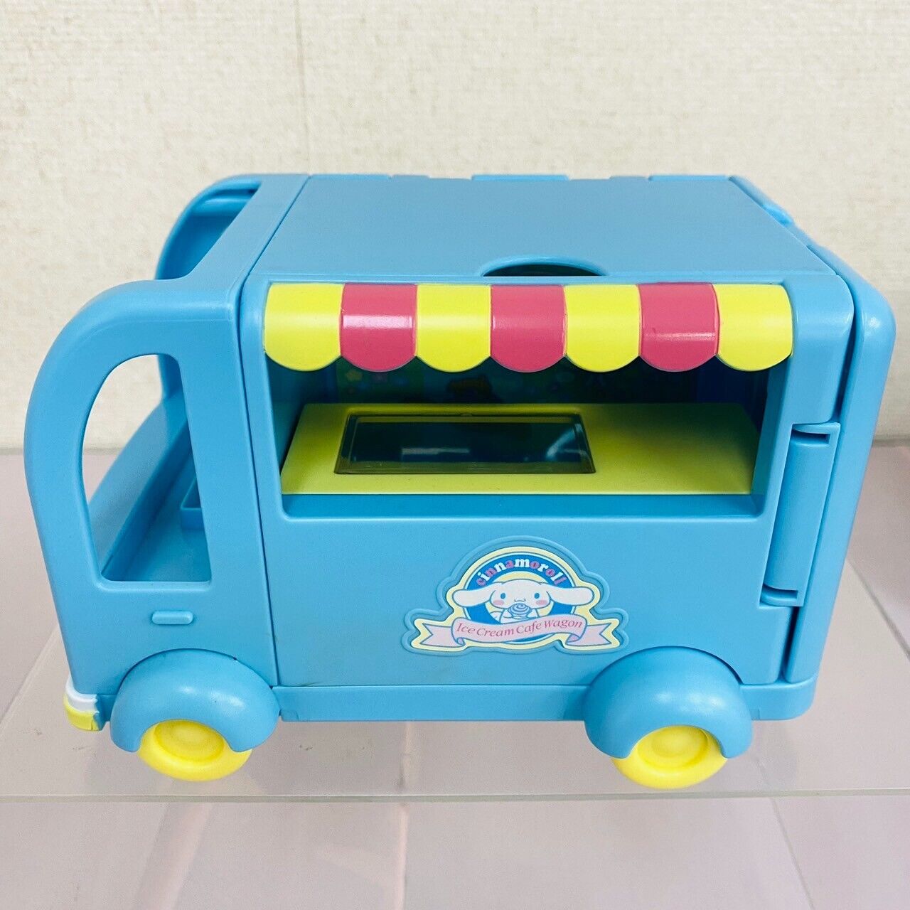 Sanrio Cinnamoroll Toy Ice Cream Cafe Wagon Popcorn Palace Set 2 Blue Pink Rare