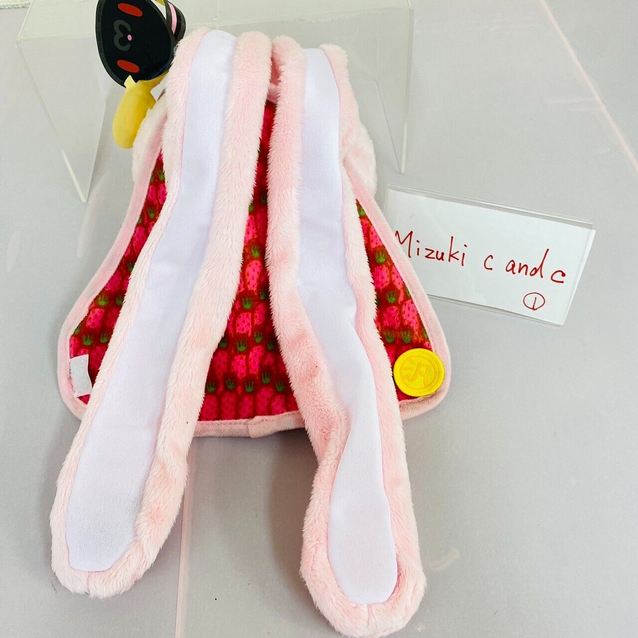 Chax GP Taito GLOOMY General Purpose Rabbit Swaddling Stuffed Toy Mascot Pink