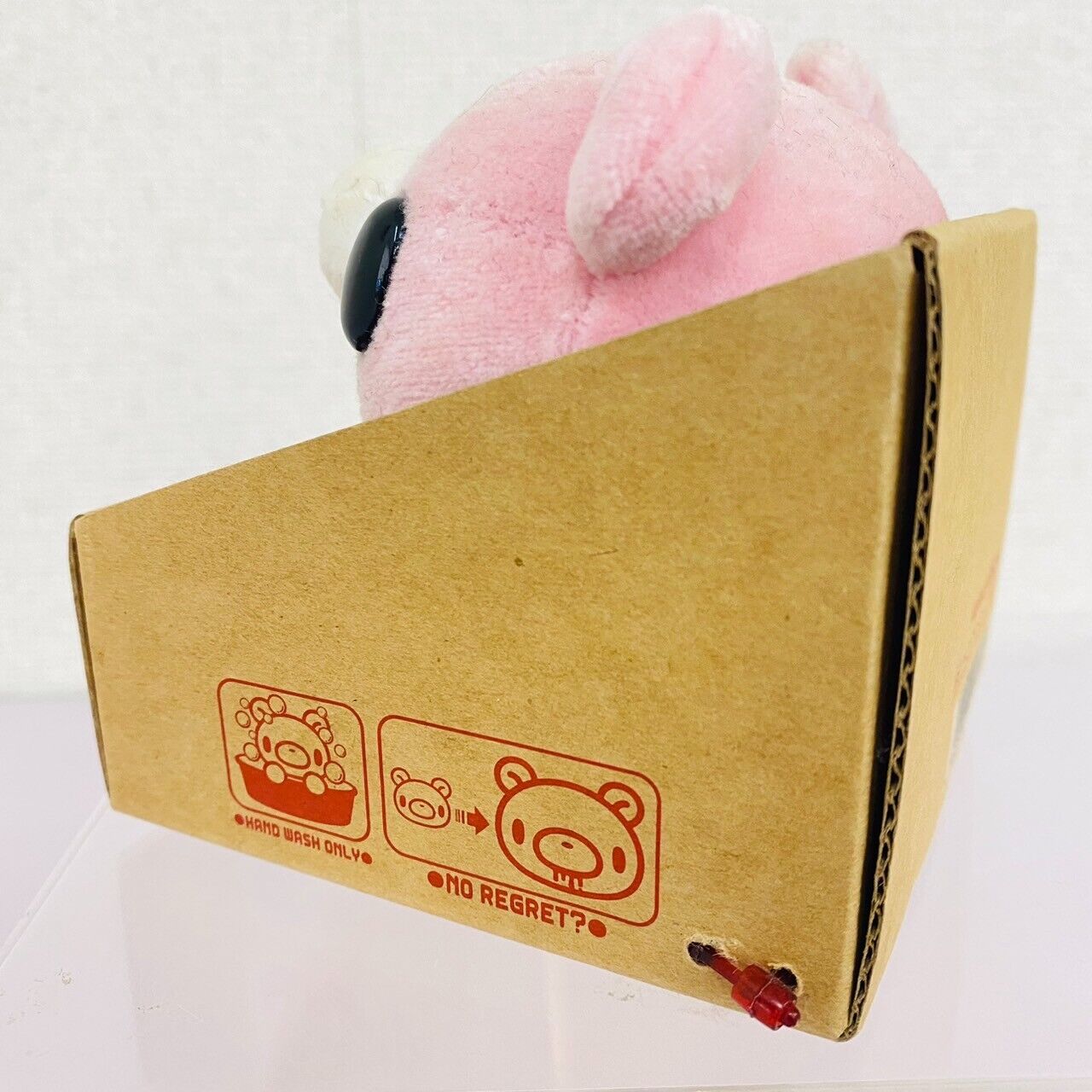 TaiTo Gloomy Bloody Bear Plush Soft Stuffed Toy Pouch Set 2 Pink Black Arm Rare