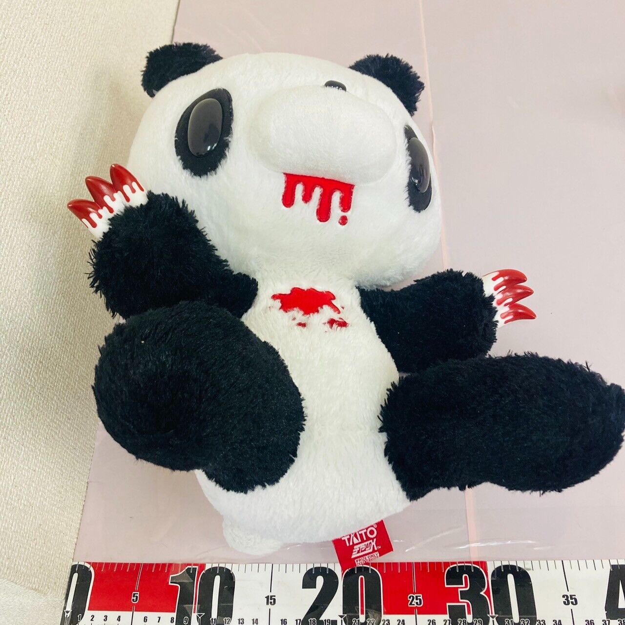 TAiTo Gloomy Bear Bloody Panda Tone Black White Plush Soft Toy CGP 324 Big Rare