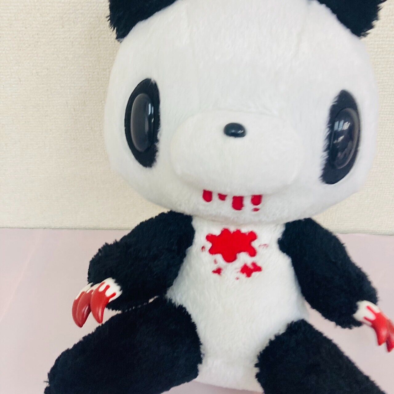 TAiTo Gloomy Bear Bloody Panda Tone Black White Plush Soft Toy CGP 324 Big Rare