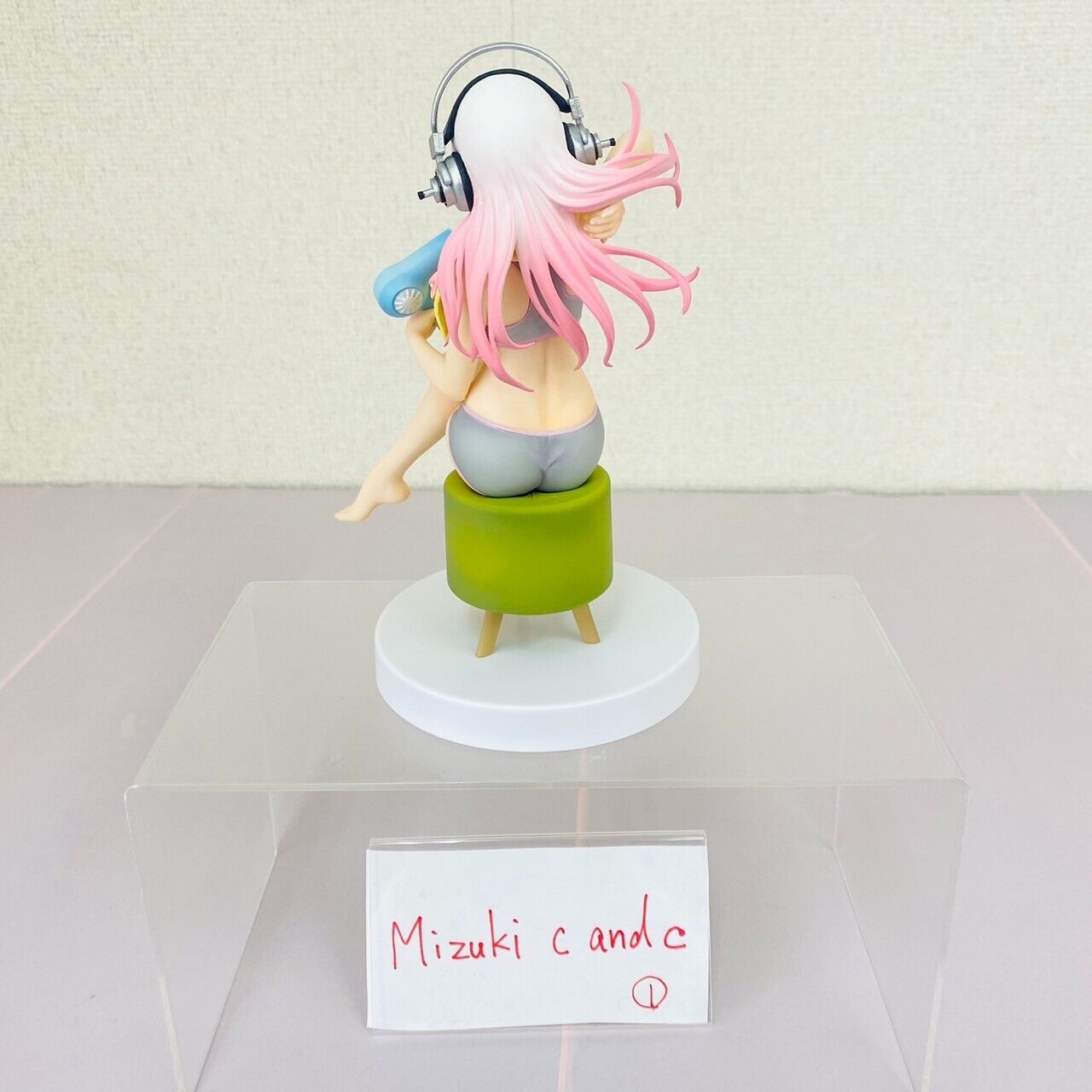 Super Sonico Special Figure Close Lifestyle Coverage Hairdryer Headphone Kawaii