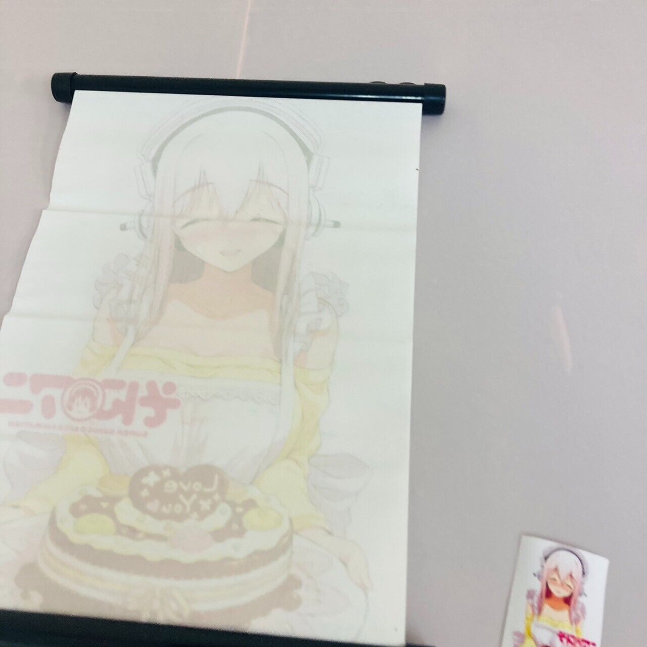 FuRyu Super Sonico Mini Tapestry Cake Apron Love You Girl Anime Kawaii Cute Rare