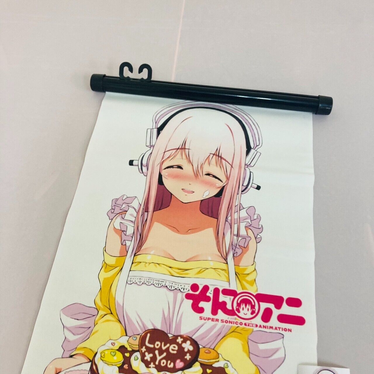 FuRyu Super Sonico Mini Tapestry Cake Apron Love You Girl Anime Kawaii Cute Rare