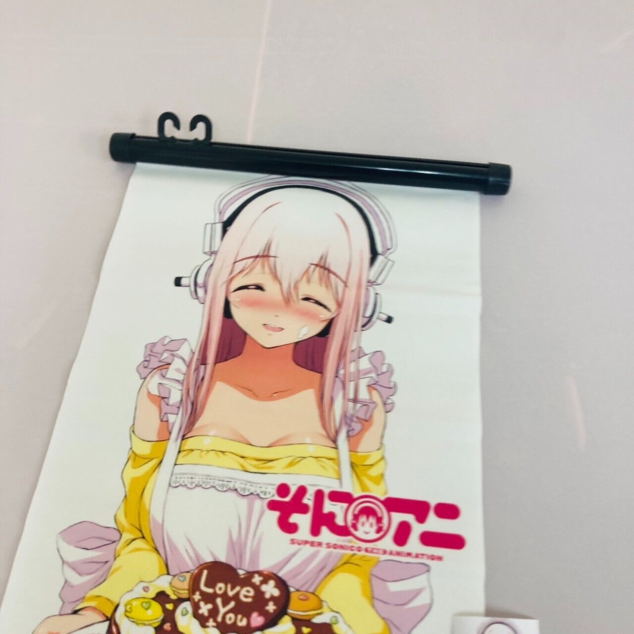 FuRyu Super Sonico Mini Tapestry Cake Apron Love You Girl Anime Kawaii Cute Rare