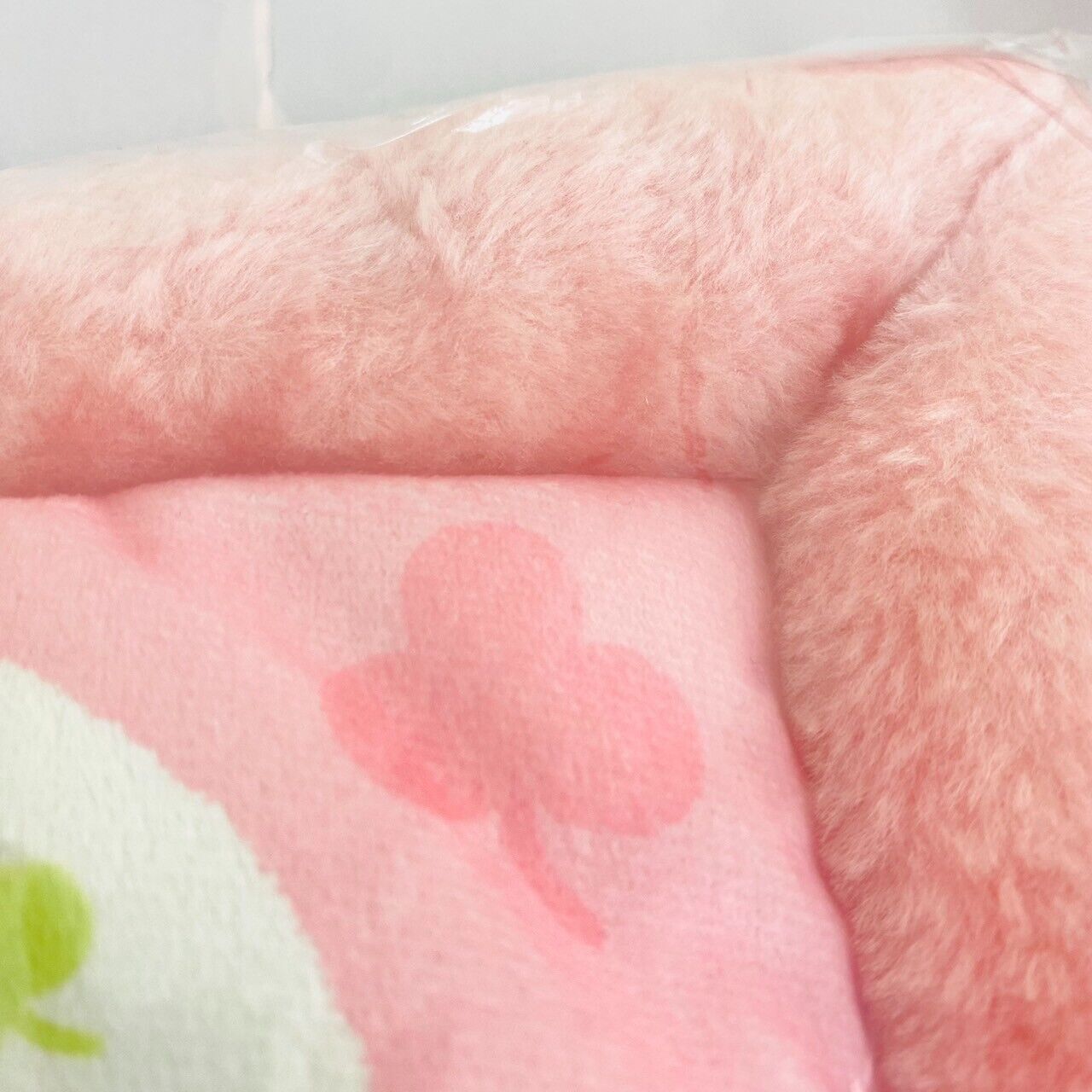 San-x Rilakkuma Korilakkuma Kiiroitori Cushion Set 2 Fluffy Pink Clover Kawaii