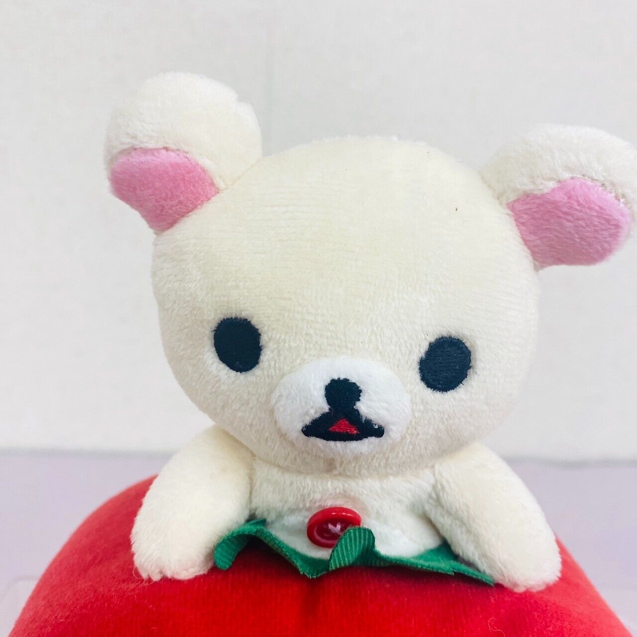 San-X Rilakkuma Korilakkuma Kiiroitori Plush Set 3 Strawberry Car Bear Red Rare