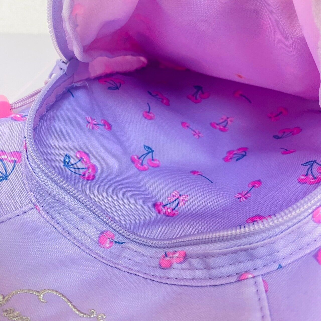 Sanrio Bonbon Ribbon Backpack Rucksack School Bag Rabbit Pink Purple Cherry Rare