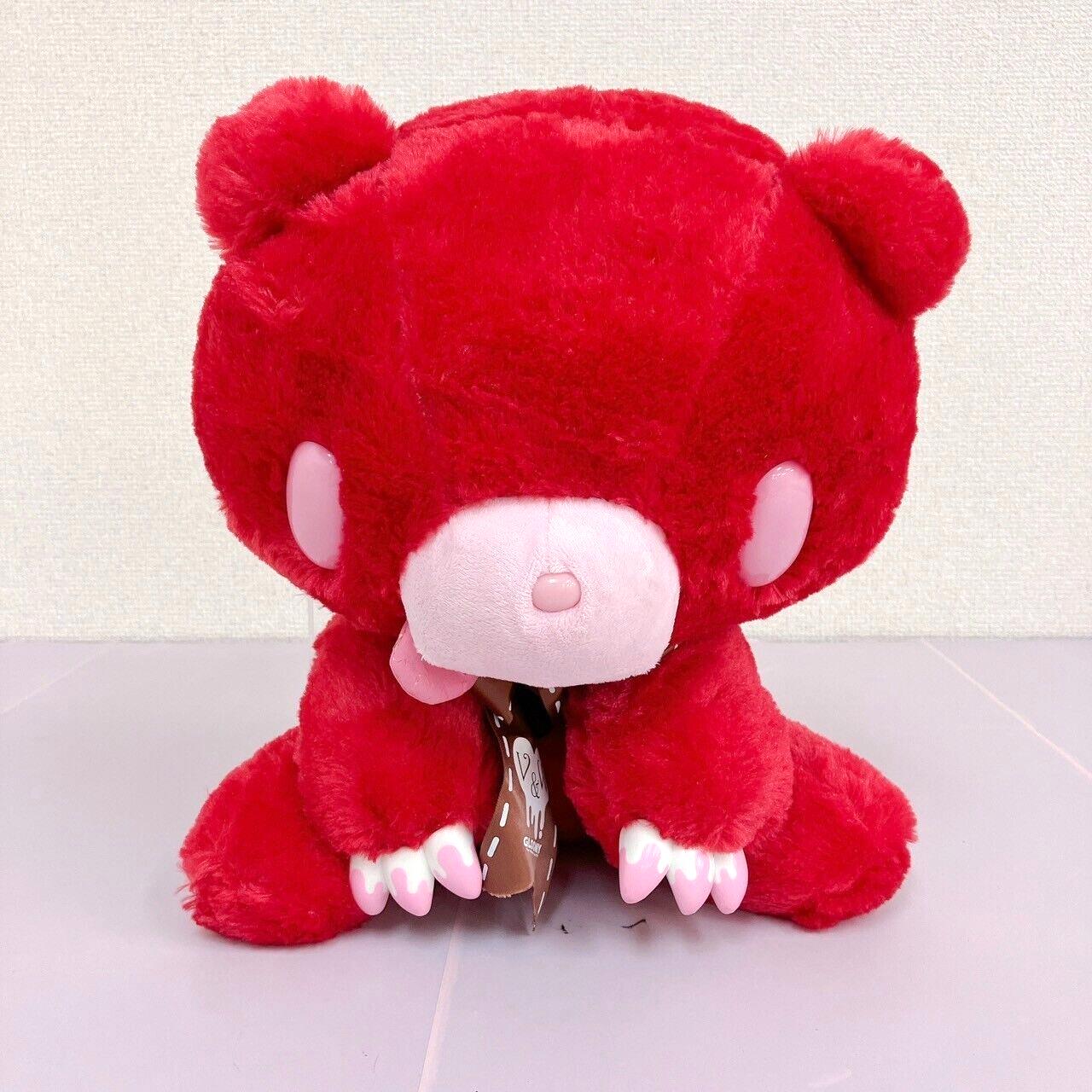 TaiTo Gloomy Bloody Bear Plush Soft Stuffed Toy Red Sweet Valentine White Day