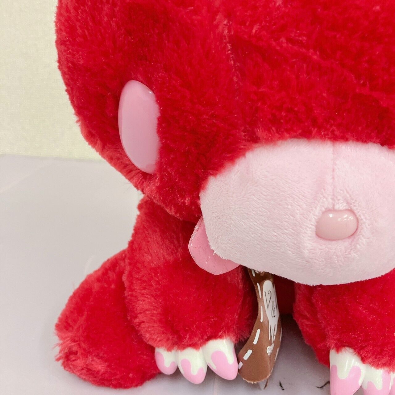 TaiTo Gloomy Bloody Bear Plush Soft Stuffed Toy Red Sweet Valentine White Day